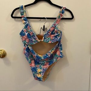 Faithfull the Brand Floral High-Waisted Bikini